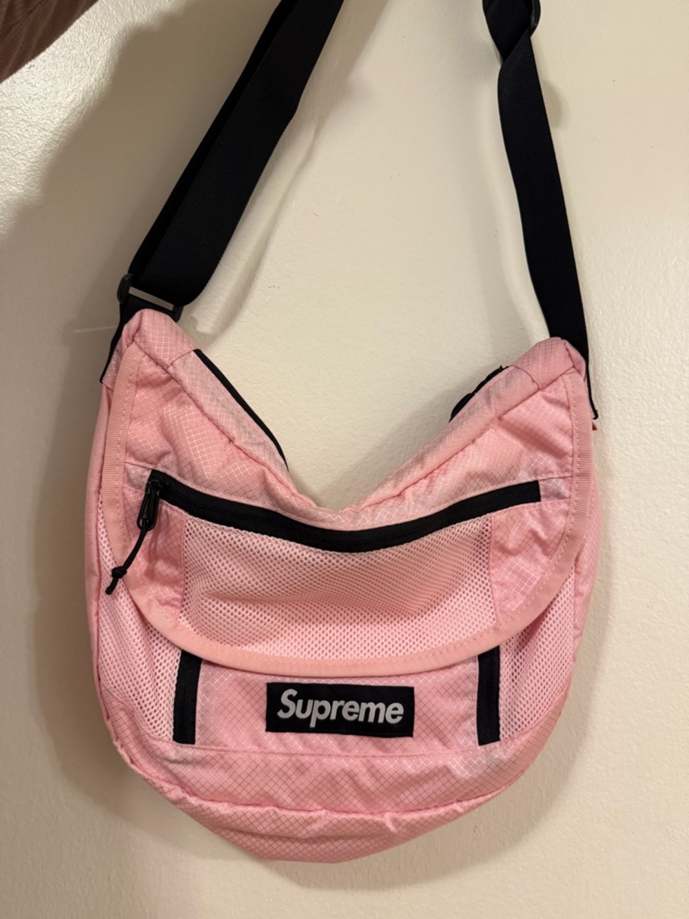 Supreme Pink Crossbody Bag